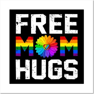 Free Mom Hugs LGBT Posters and Art